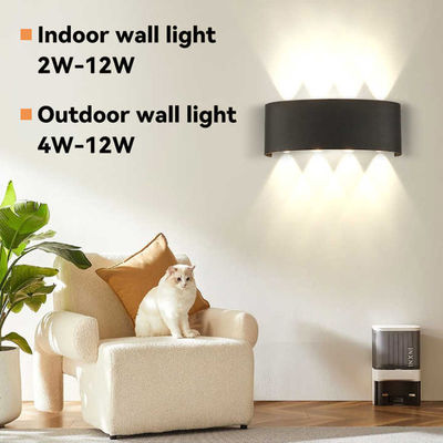 8W LED-Innenwandleuchte mit modernem Design und Farbtemperatur von 3000K/4000K/6500K