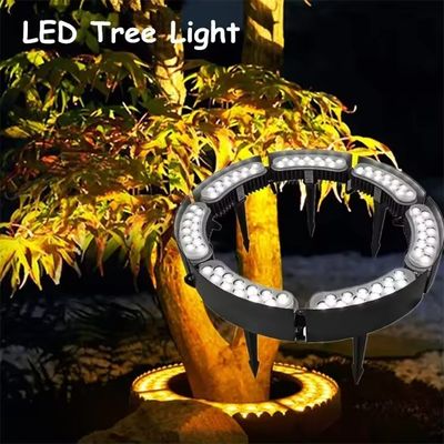 Wasserdichte Ringlampe für Palmen aus 120° Strahlwinkel Solar LED Baum Umarmungslicht