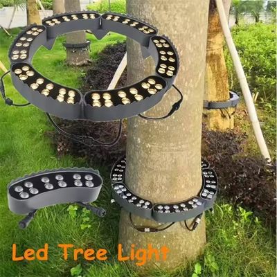 Wasserdichte Ringlampe für Palmen aus 120° Strahlwinkel Solar LED Baum Umarmungslicht