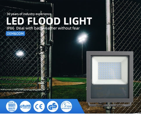 IP66/67 Wasserdicht 30W 50W 100W 150W 200W schlanke LED-Flutleuchte für Outdoor-Stadion