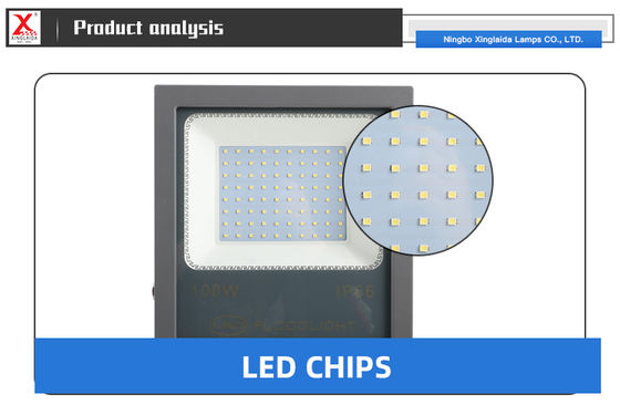 IP66/67 Wasserdicht 30W 50W 100W 150W 200W schlanke LED-Flutleuchte für Outdoor-Stadion