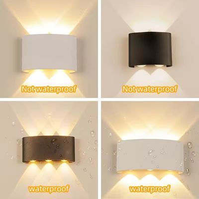 Beliebtes Solarwandlicht für Außenwände Wasserdicht 4W/6W/8W/10W CRI 80