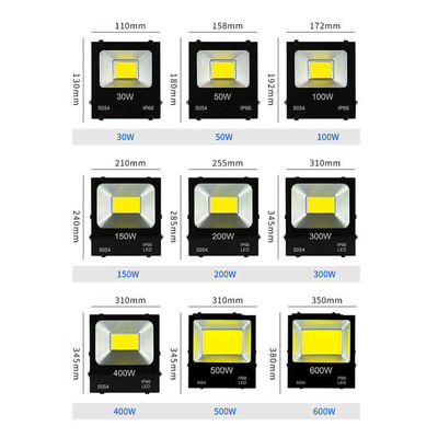 20W 30W 50W 100W 150W 200W Hochleistungs-LED-Flutlichter für Outdoor-Sportstadion