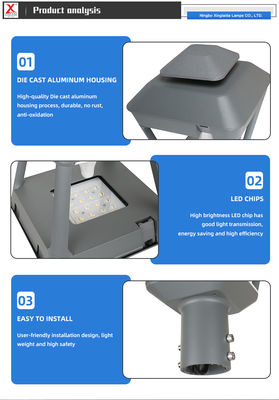 Aluminium Außen IP65 Wasserdicht 40w 60w 80w 100w 120w LED Gartenlicht für Parkbeleuchtung
