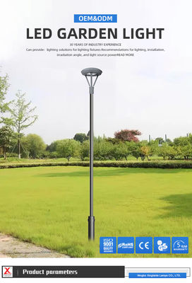 50W LED Post Top Lamp für Europa Typ Villa Garten mit 3/5 und 4000K Farbtemperatur