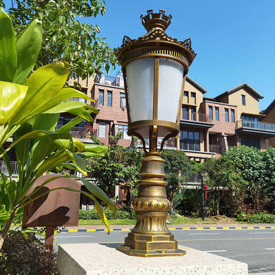 Outdoor-Europäische Antike Gartenleuchten Dekorative Strom Straßenlampe Straßenbeleuchtung Straßenlicht Wasserdicht Moderne Pole Led Solar Straßenlicht