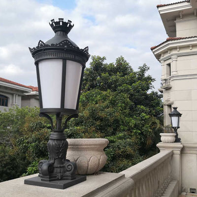 Outdoor-Europäische Antike Gartenleuchten Dekorative Strom Straßenlampe Straßenbeleuchtung Straßenlicht Wasserdicht Moderne Pole Led Solar Straßenlicht