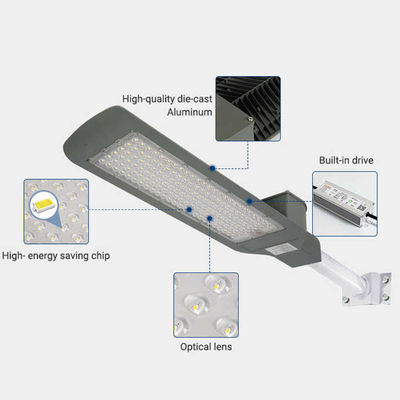 Hochleuchteffizienz IP66 All-in-One LED-Straßenleuchte für den Außenbereich 30W 50W 100W 150W