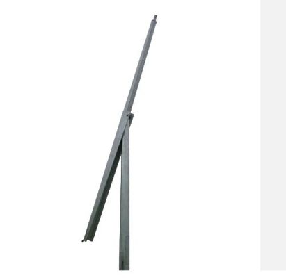 Dip Galvanisierte Mittelfinger Stahl-Strompfosten für Straßenbeleuchtung Installationsführer