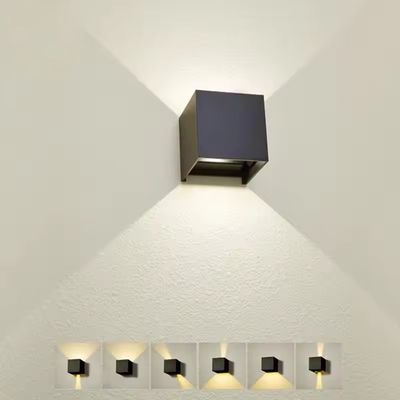 Farbwiedergabeindex Ra 80 Moderne Außenwandleuchte LED Wasserdicht IP65 Aufwärtslicht