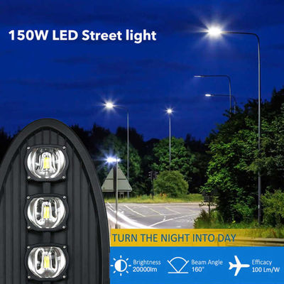 Wasserdichtes Aluminium-Straßenlicht 100W 150W 200W 250W 300W mit 50000 Arbeitsstunden